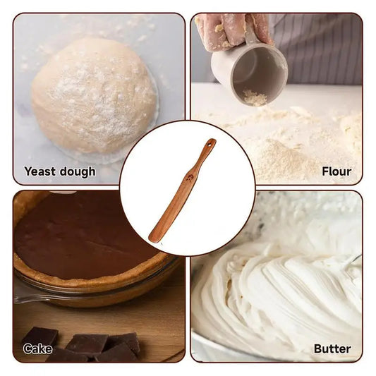 The Baker's Spurtle | Traditional Wooden Dough Mixer