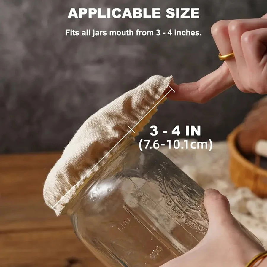 Breathable Cotton Jar Bonnets | For a Happy Starter
