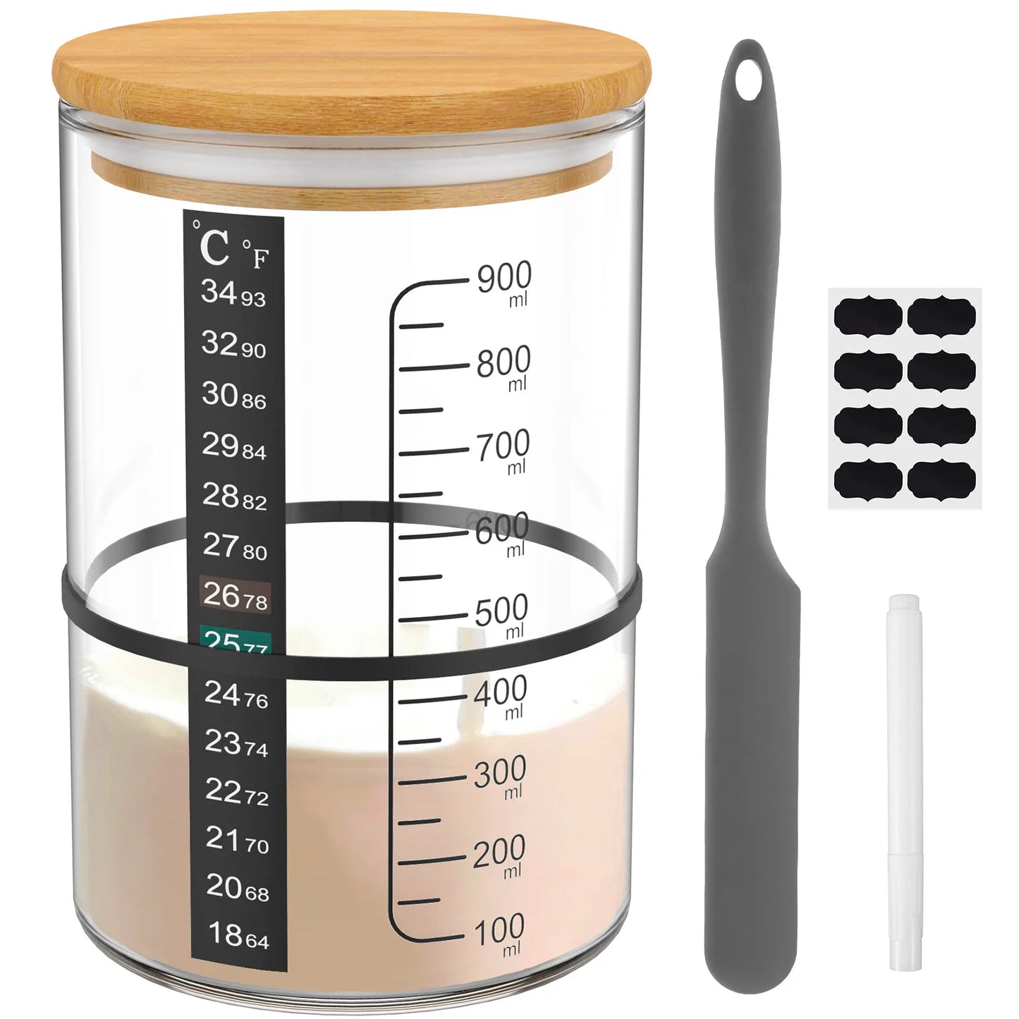 The Complete Sourdough Starter Home | 900ml Jar Kit