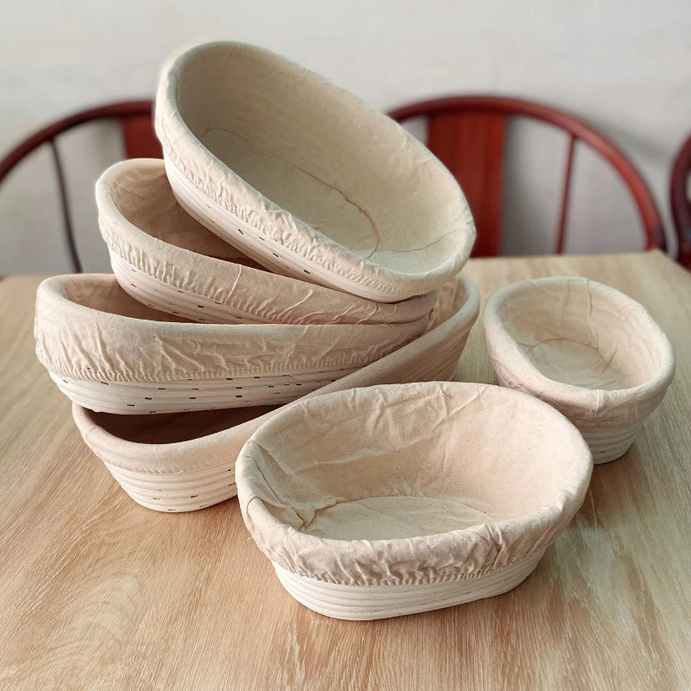 The Artisan's Oval Proofing Basket | Natural Rattan Banneton