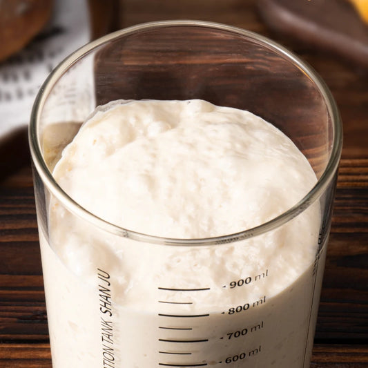 The Observer's Sourdough Starter Jar | Graduated Glass with Lid