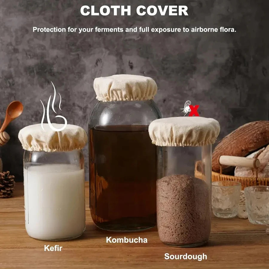 Breathable Cotton Jar Bonnets | For a Happy Starter