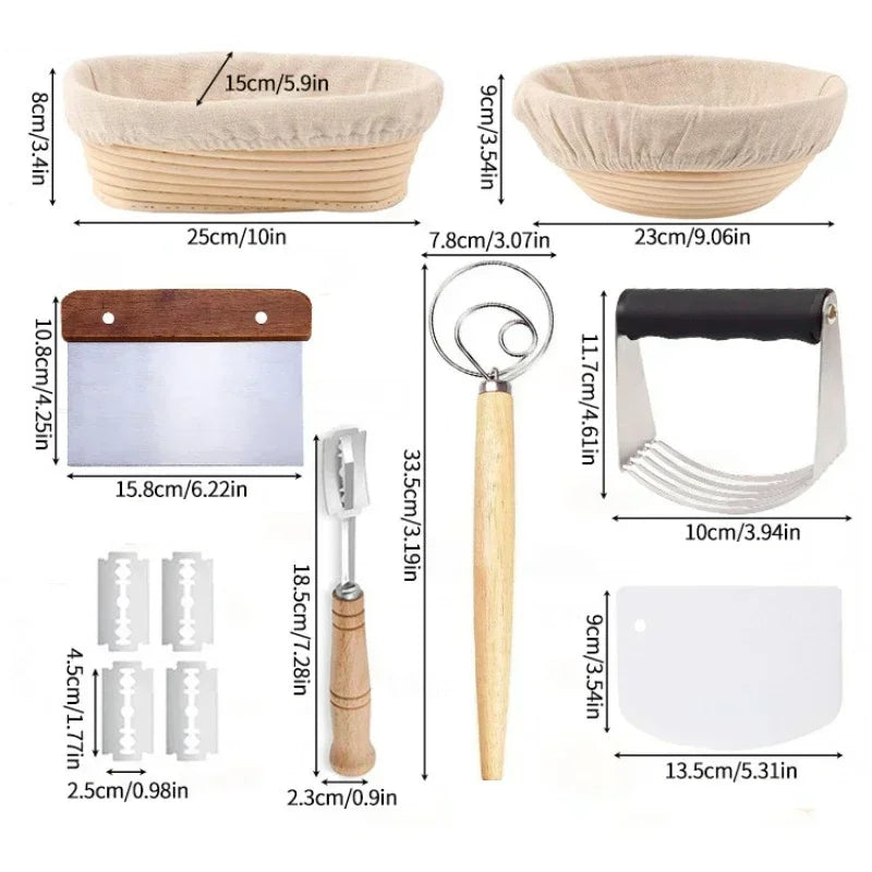 The Artisan Baker's Complete Proofing Set | 14-Piece Kit