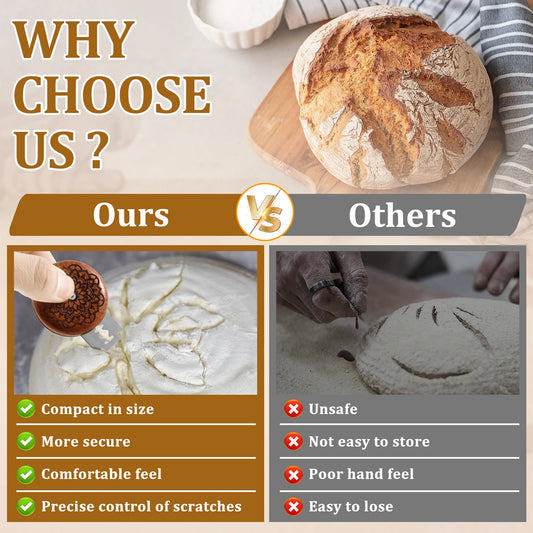 The Artisan's Retractable Scoring Lame | Round Wood Lame