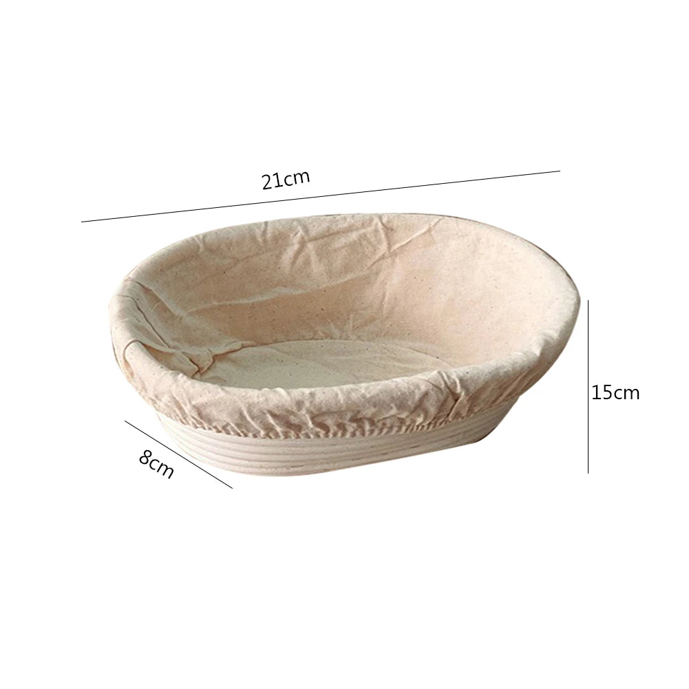 The Artisan's Oval Proofing Basket | Natural Rattan Banneton