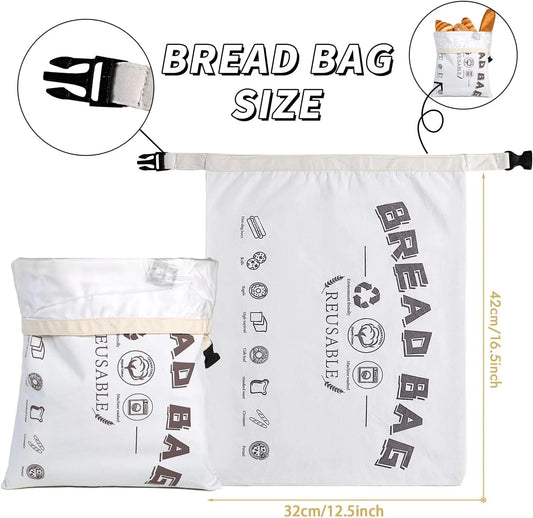 The Artisan's Bread Bag | Natural Linen Loaf Keeper