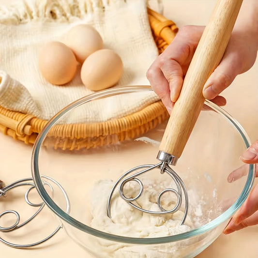 The Artisan's Danish Dough Whisk | For Effortless Mixing