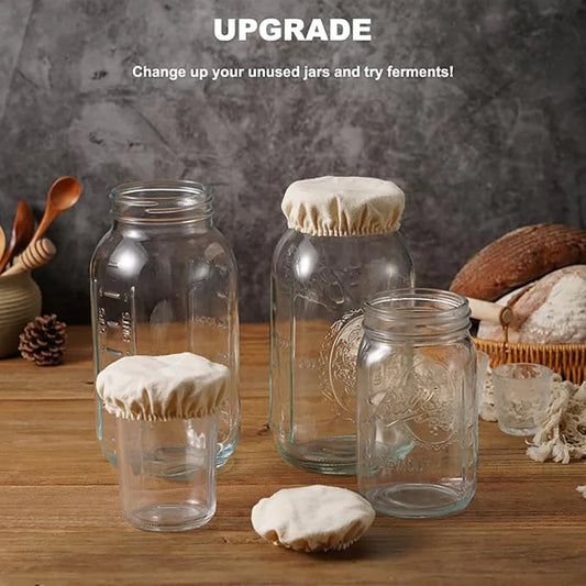 Breathable Cotton Jar Bonnets | For a Happy Starter