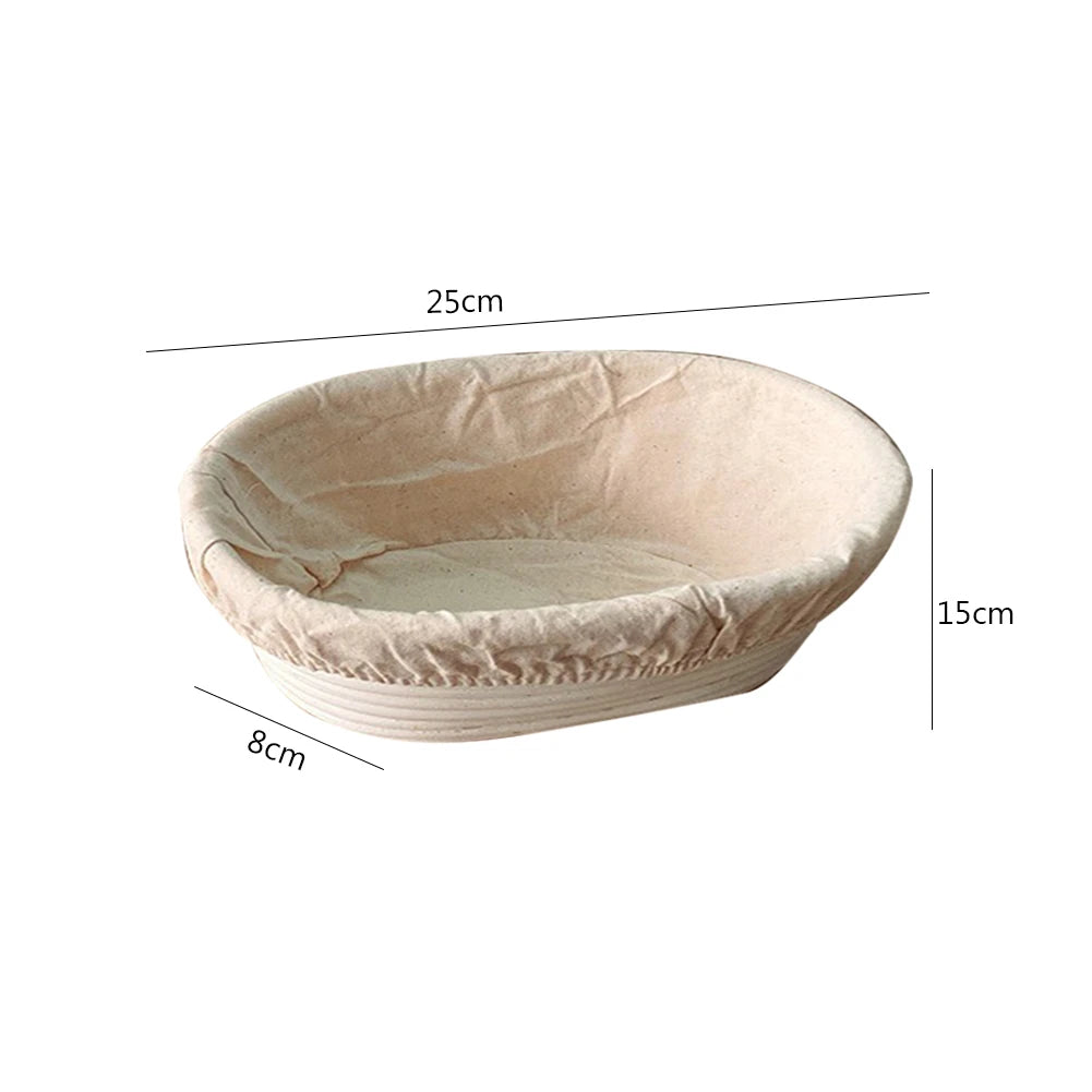 The Artisan's Oval Proofing Basket | Natural Rattan Banneton