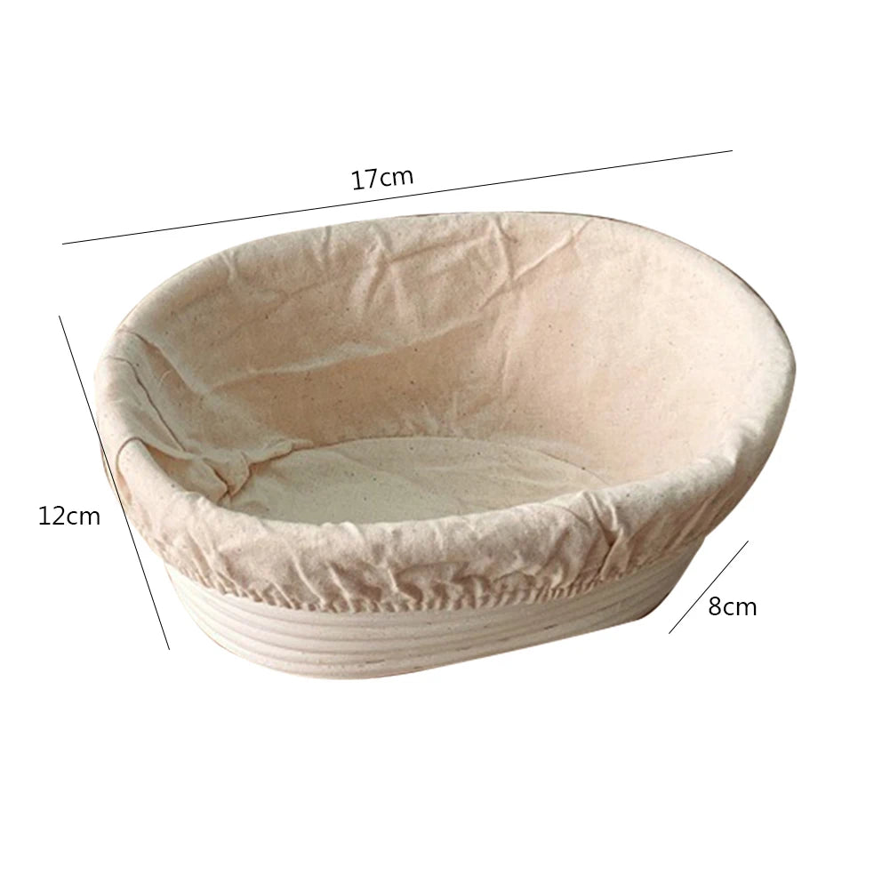 The Artisan's Oval Proofing Basket | Natural Rattan Banneton