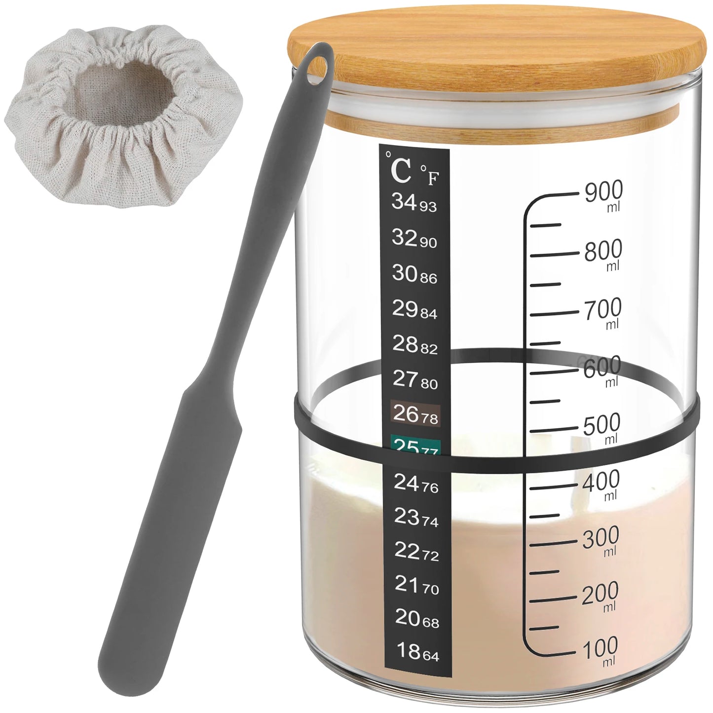 The Complete Sourdough Starter Home | 900ml Jar Kit