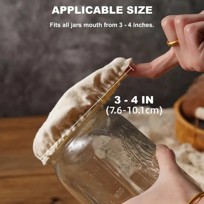 Breathable Cotton Jar Bonnets | For a Happy Starter