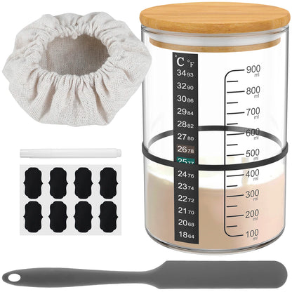 The Complete Sourdough Starter Home | 900ml Jar Kit