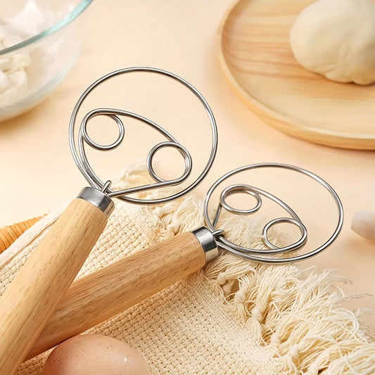 The Artisan's Danish Dough Whisk | For Effortless Mixing
