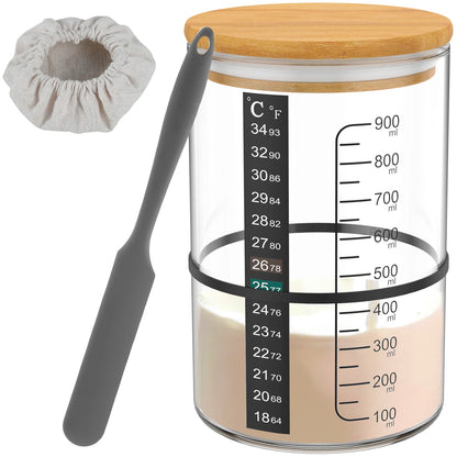 The Complete Sourdough Starter Home | 900ml Jar Kit